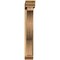Ekena Millwork Funston Traditional Rough Sawn Bracket w/ Offset Brace, Western Red Cedar, 6"W x 32"D x 40"H BKT0604X32X40FST01RWR - alternate 4